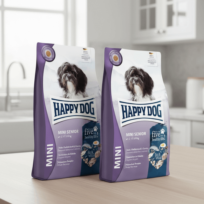 Aktionspaket Happy Dog Fit & Vital Mini Senior 2 x 4 kg