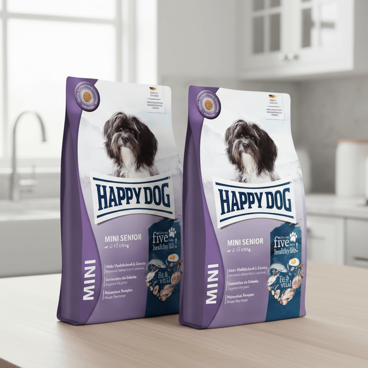 Aktionspaket Happy Dog Fit & Vital Mini Senior 2 x 4 kg