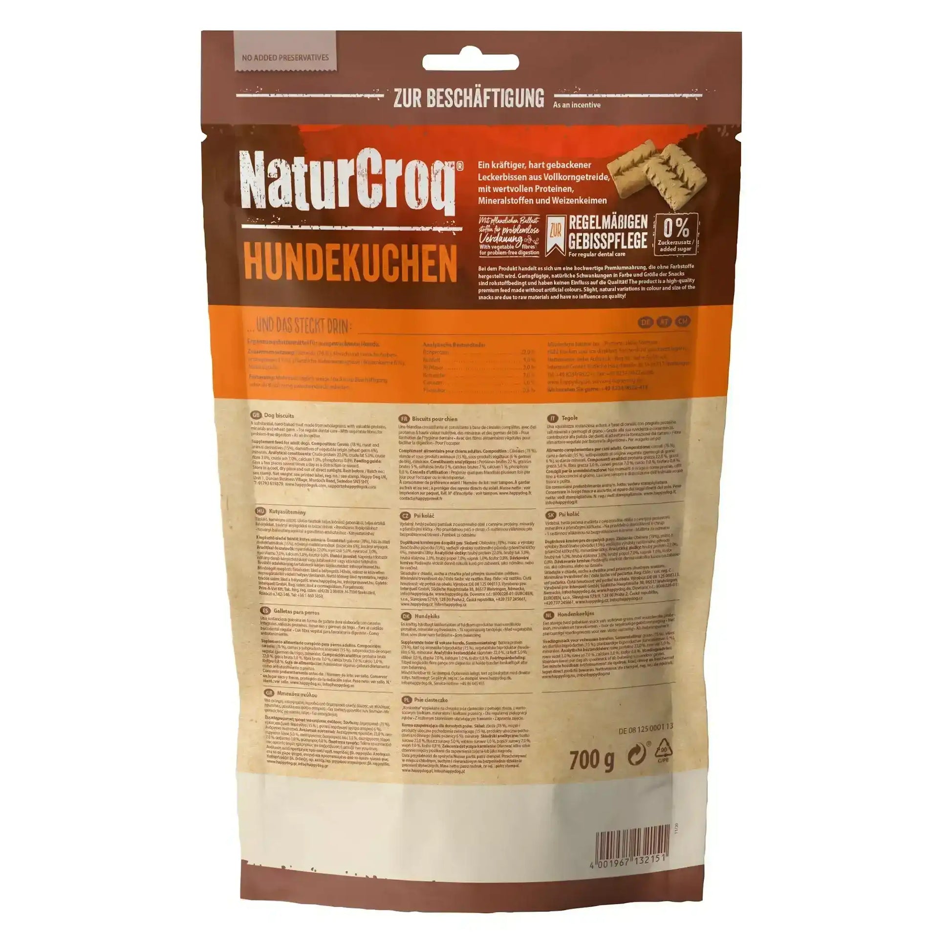 Happy Dog NaturCroq 700 g Hundekuchen - Japankoi.net