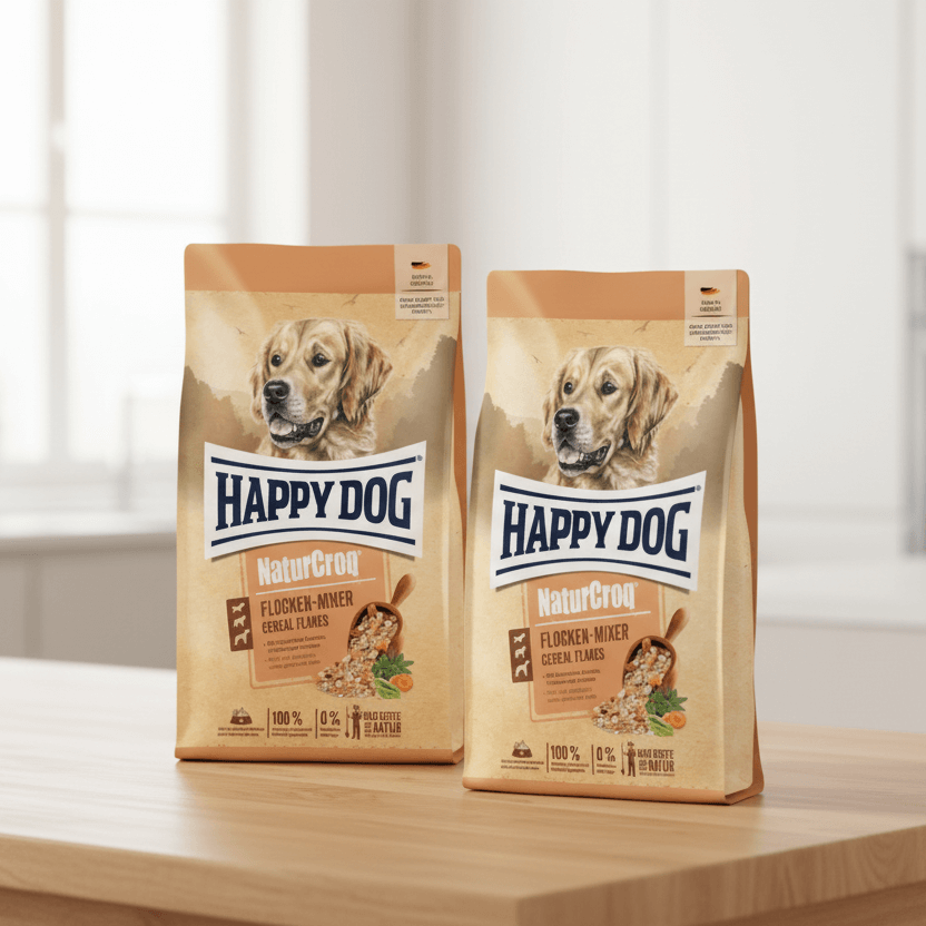 Aktionspaket Happy Dog NaturCroq Flocken Mixer 2 x 10 kg
