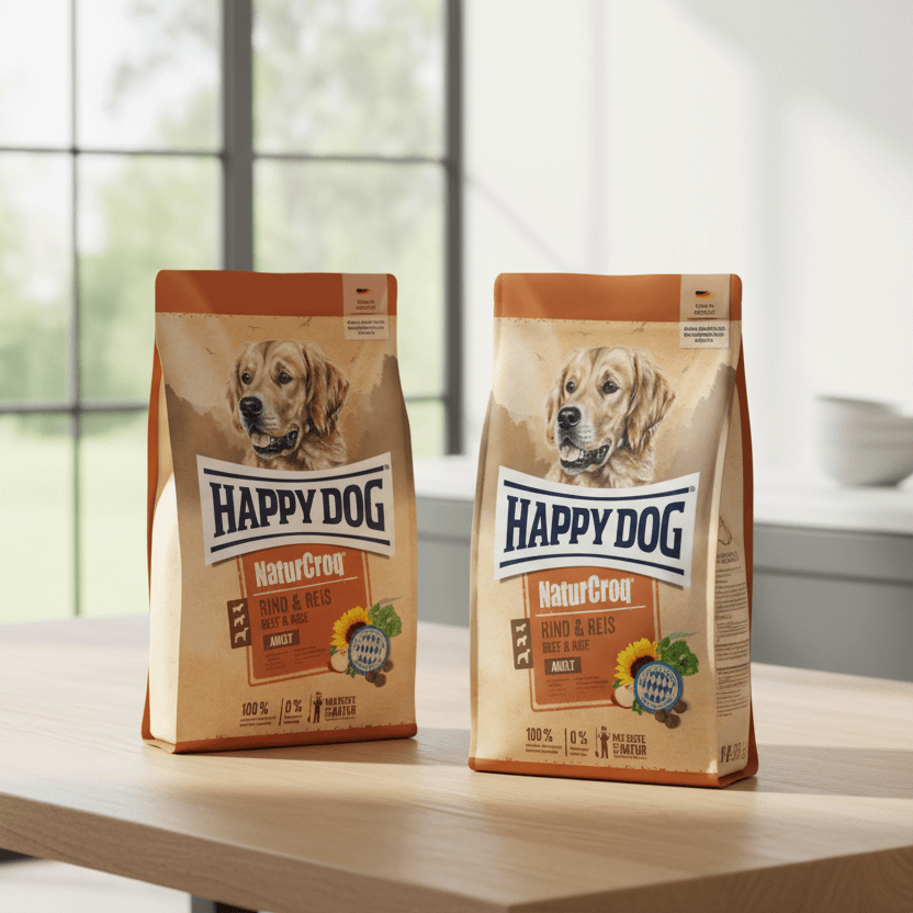 Aktionspaket Happy Dog NaturCroq Rind & Reis 2 x 15 kg