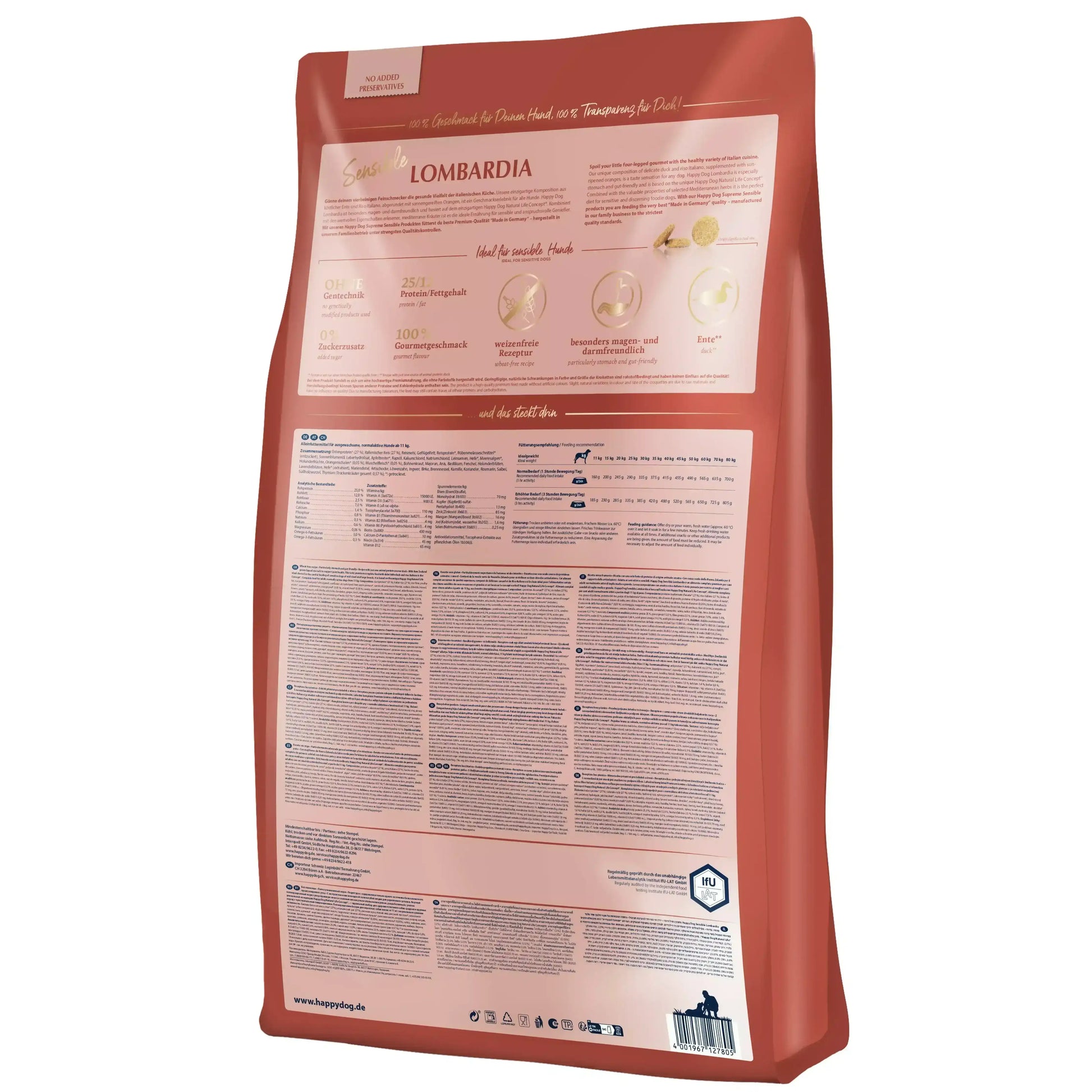 Happy Dog Sensible Lombardia 2,8 kg - Japankoi.net