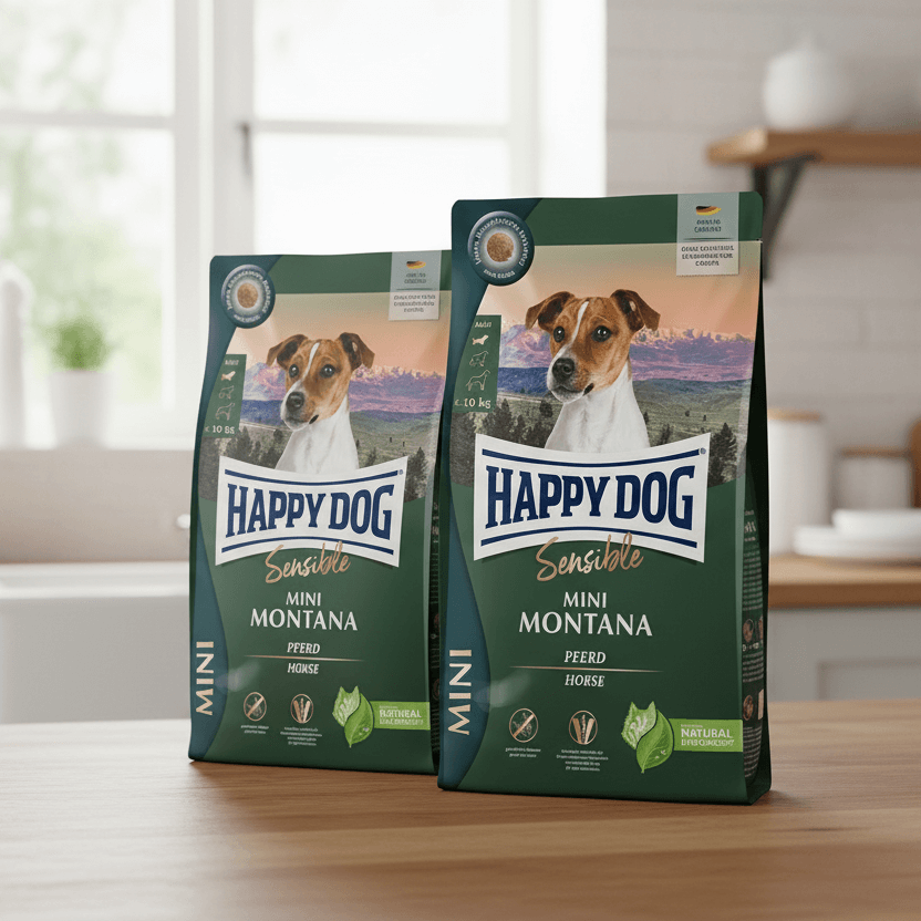 Aktionspaket Happy Dog Sensible Mini Montana 2 x 4 kg