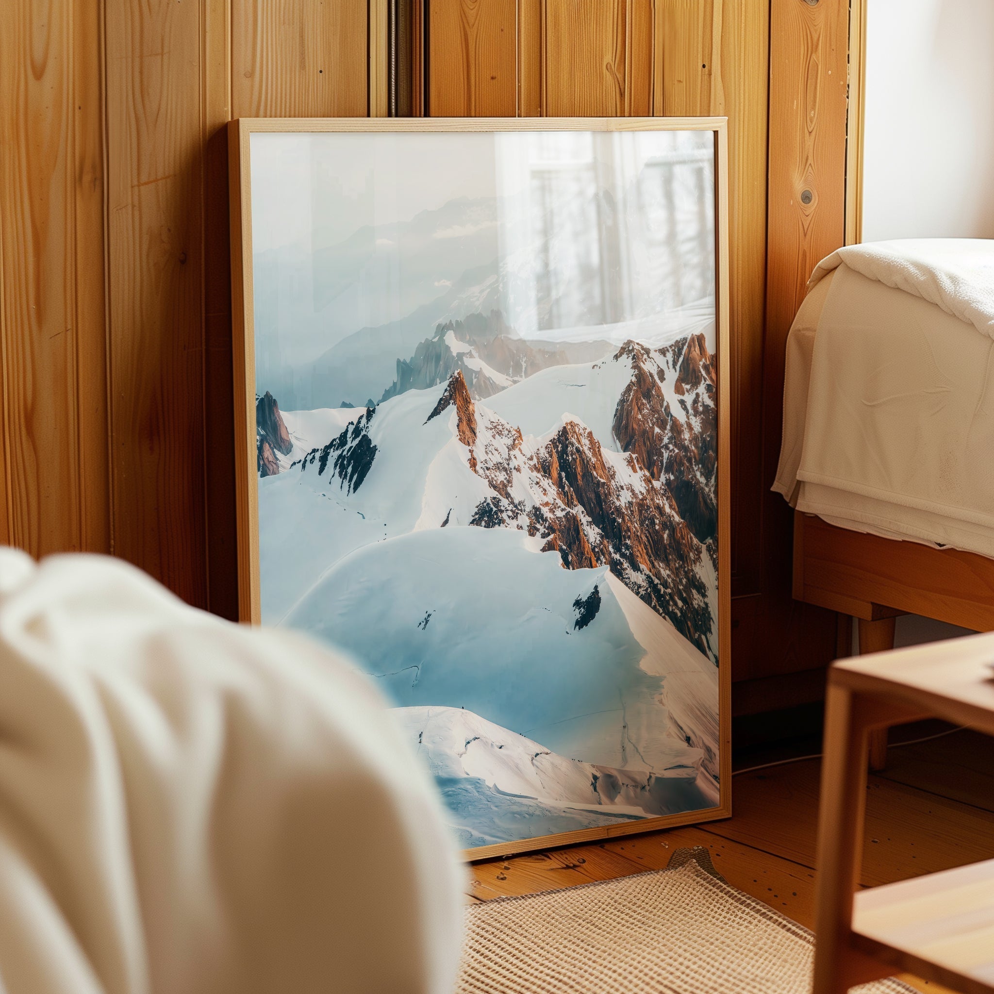 Trois Monts Route Wall Art - Mont Blanc Summit Adventure Print