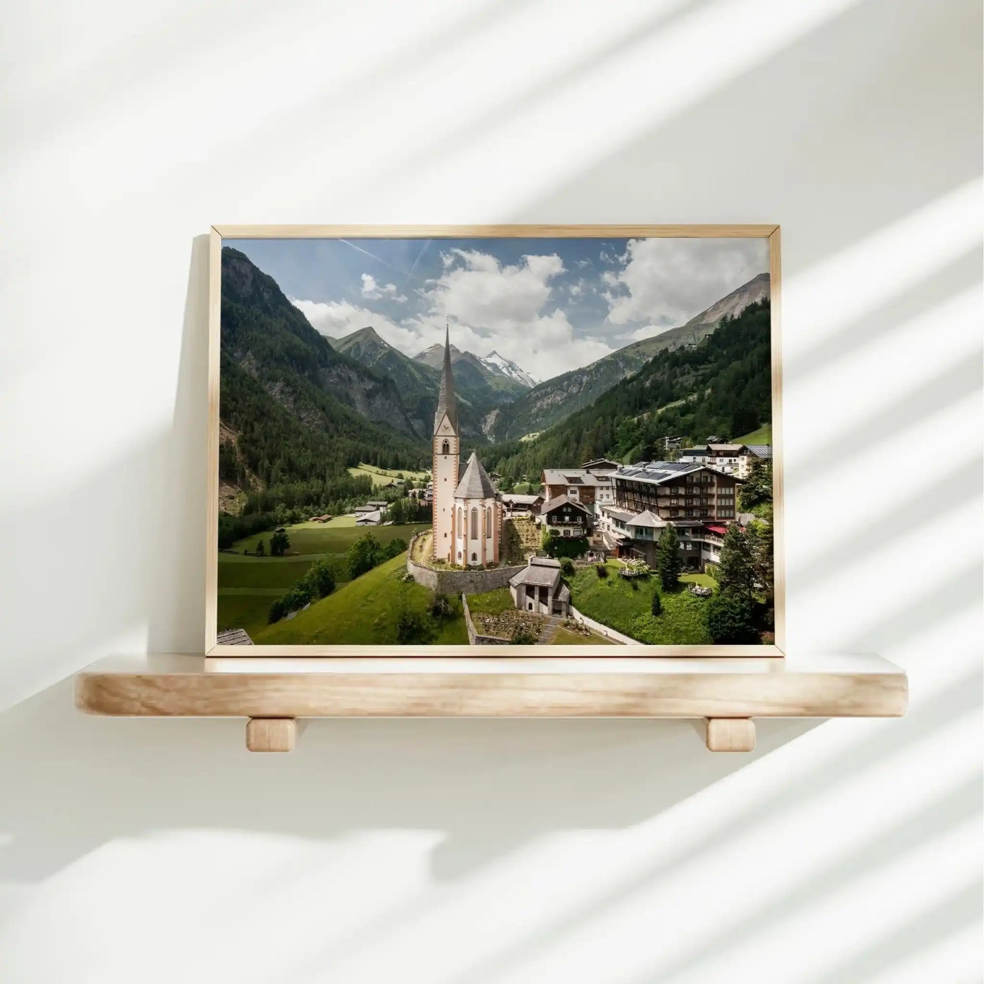 Heiligenblut Wall Art – Austrian Mountains Photography Print by Chamonix Prints