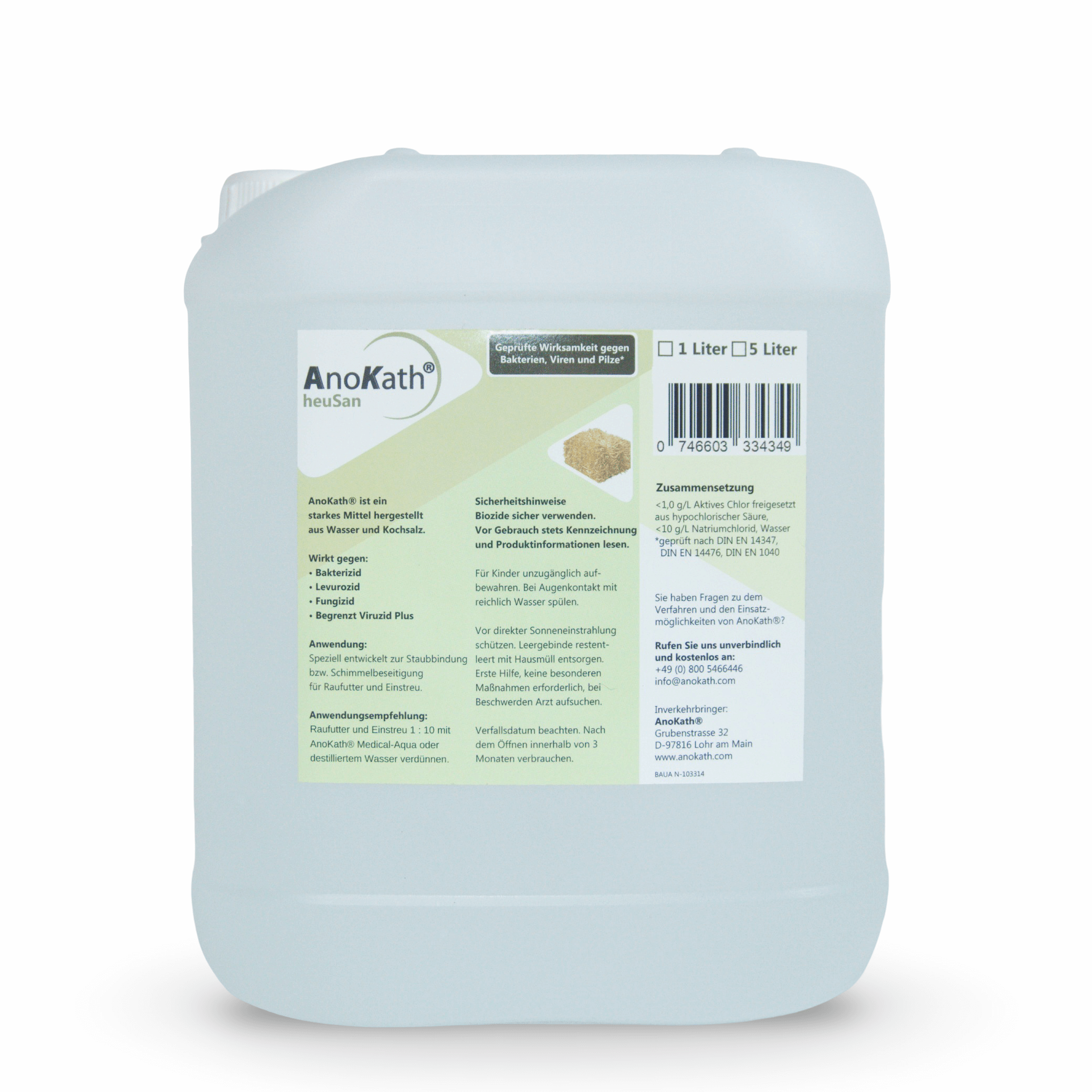 AnoKath® heuSan – Konzentrat zur Heuhygiene & Heu-Desinfektion im Stallalltag