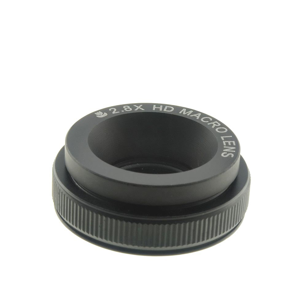 2,8x Makro Linse Mit Clip Und Schutztasche Schwarz Für Smartphone Nahaufnahmen Premium