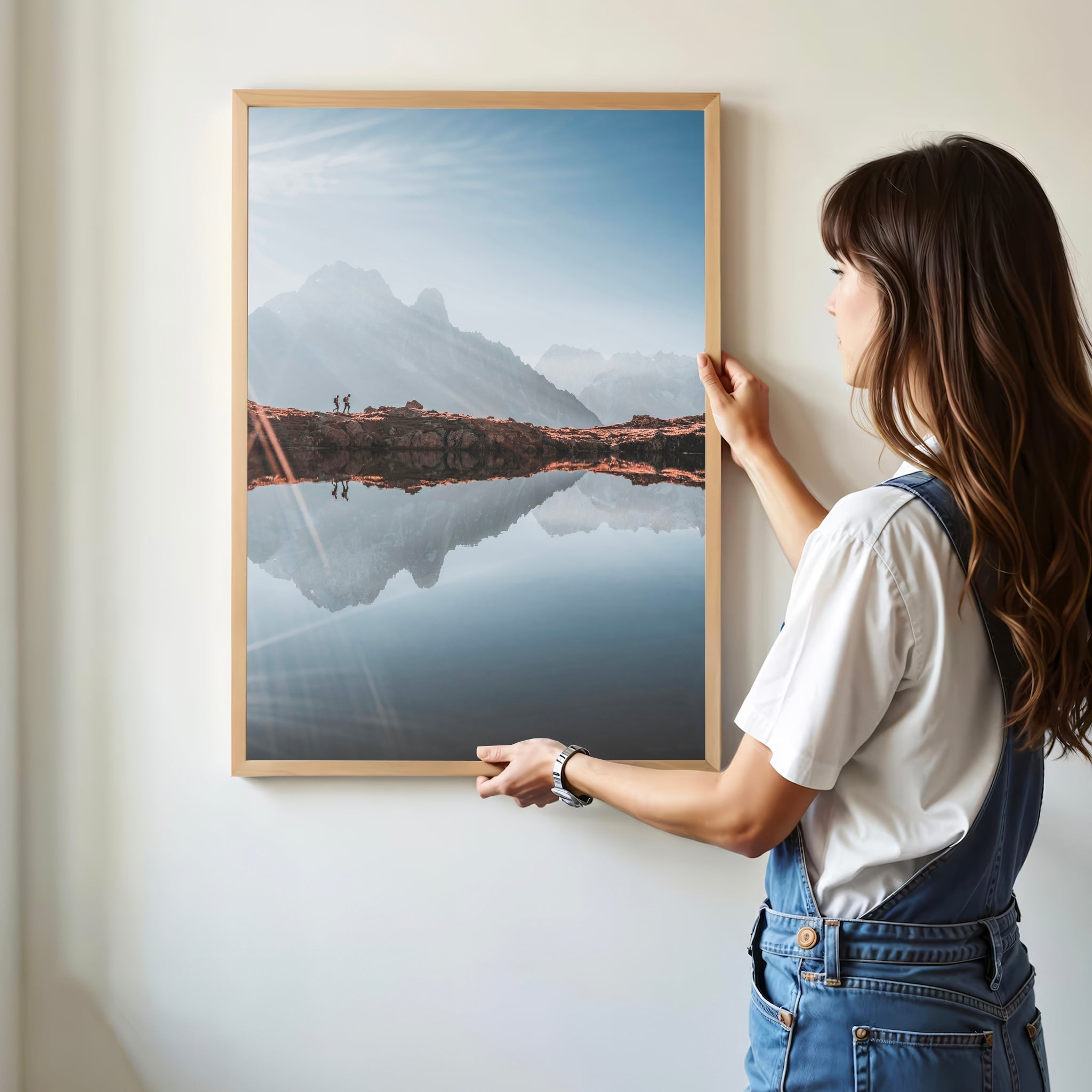 Lacs des Chéserys Reflection Print – Tour du Mont Blanc Wall Art