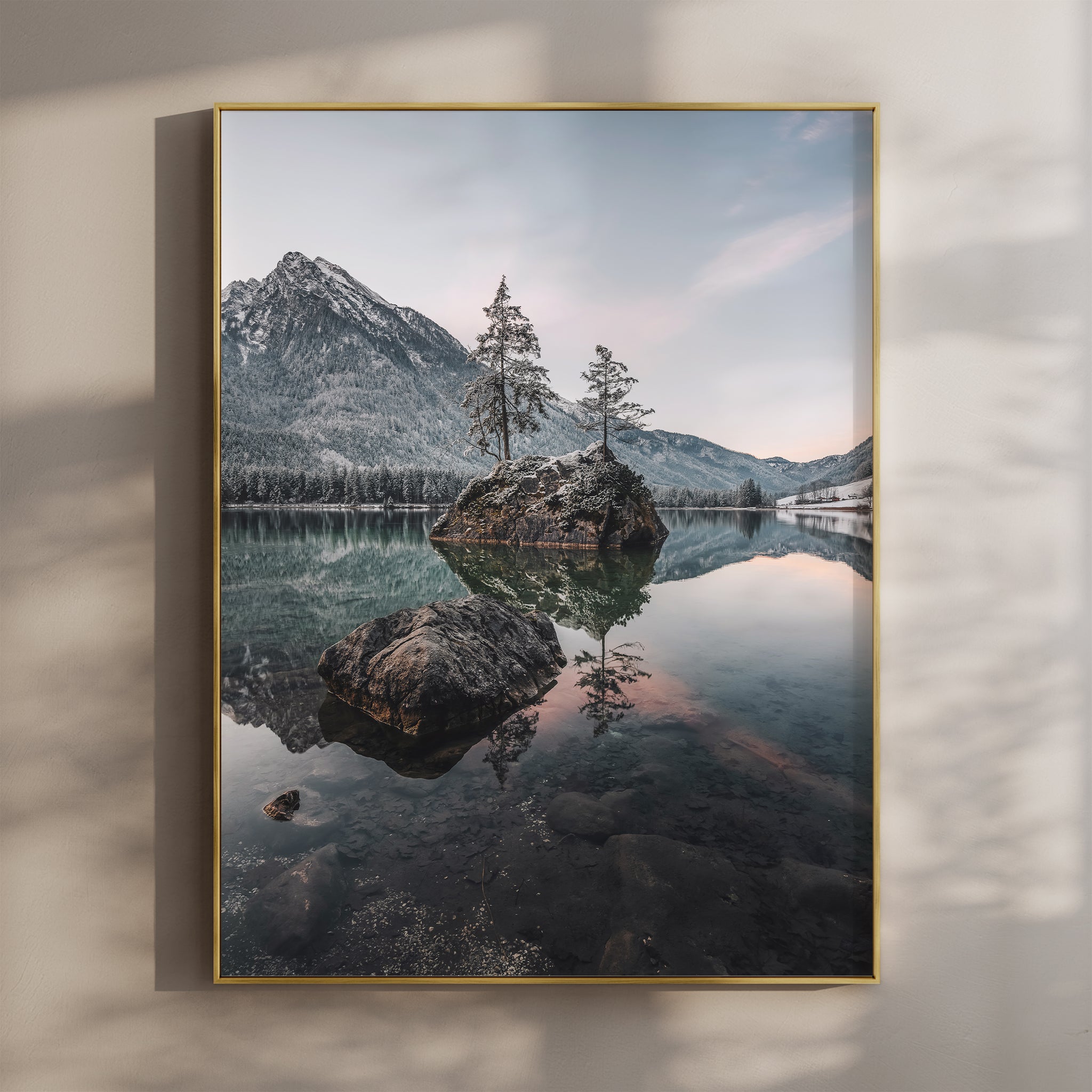 Hintersee Lake Print – Bavarian Alps Wall Art Photography