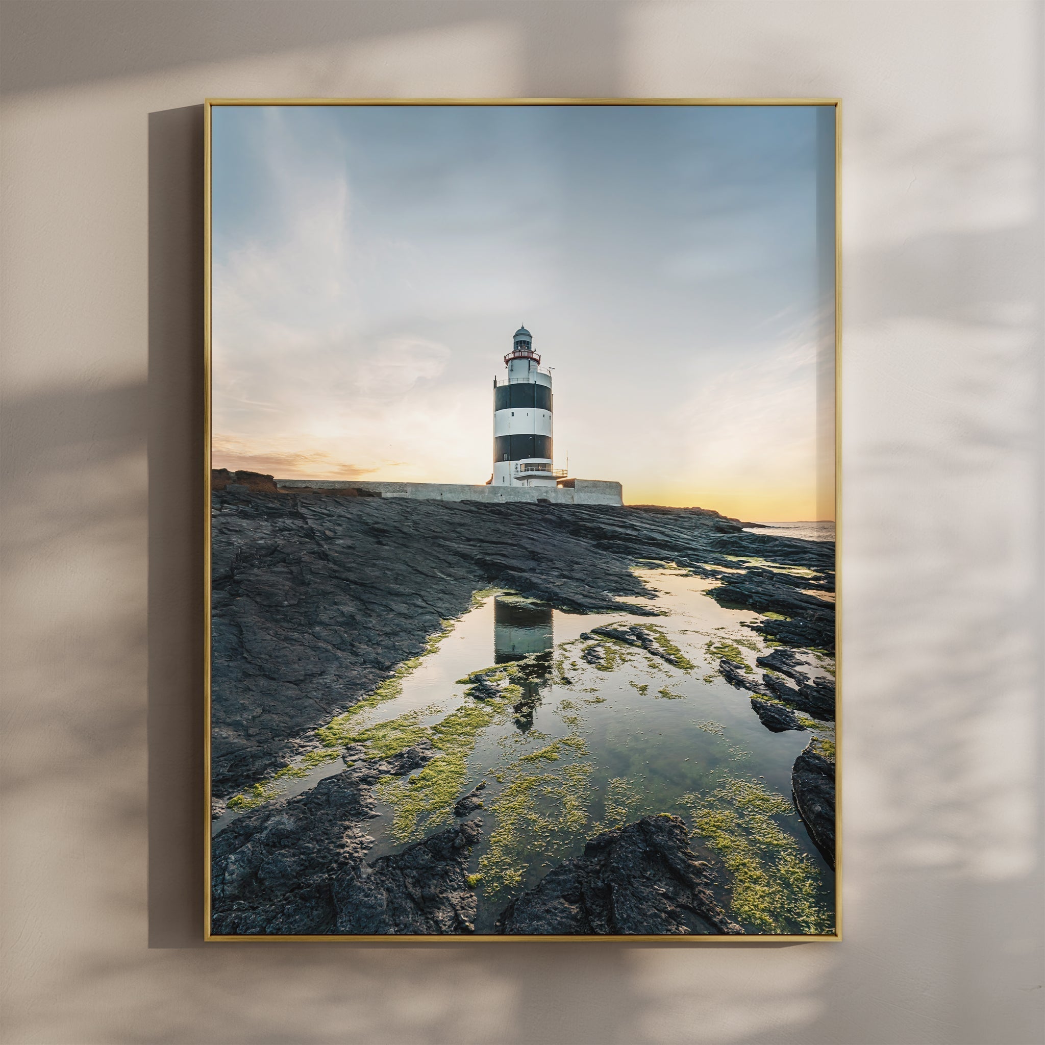 Hook Head Lighthouse at Sunset – Irish Coastal Wall Art Print