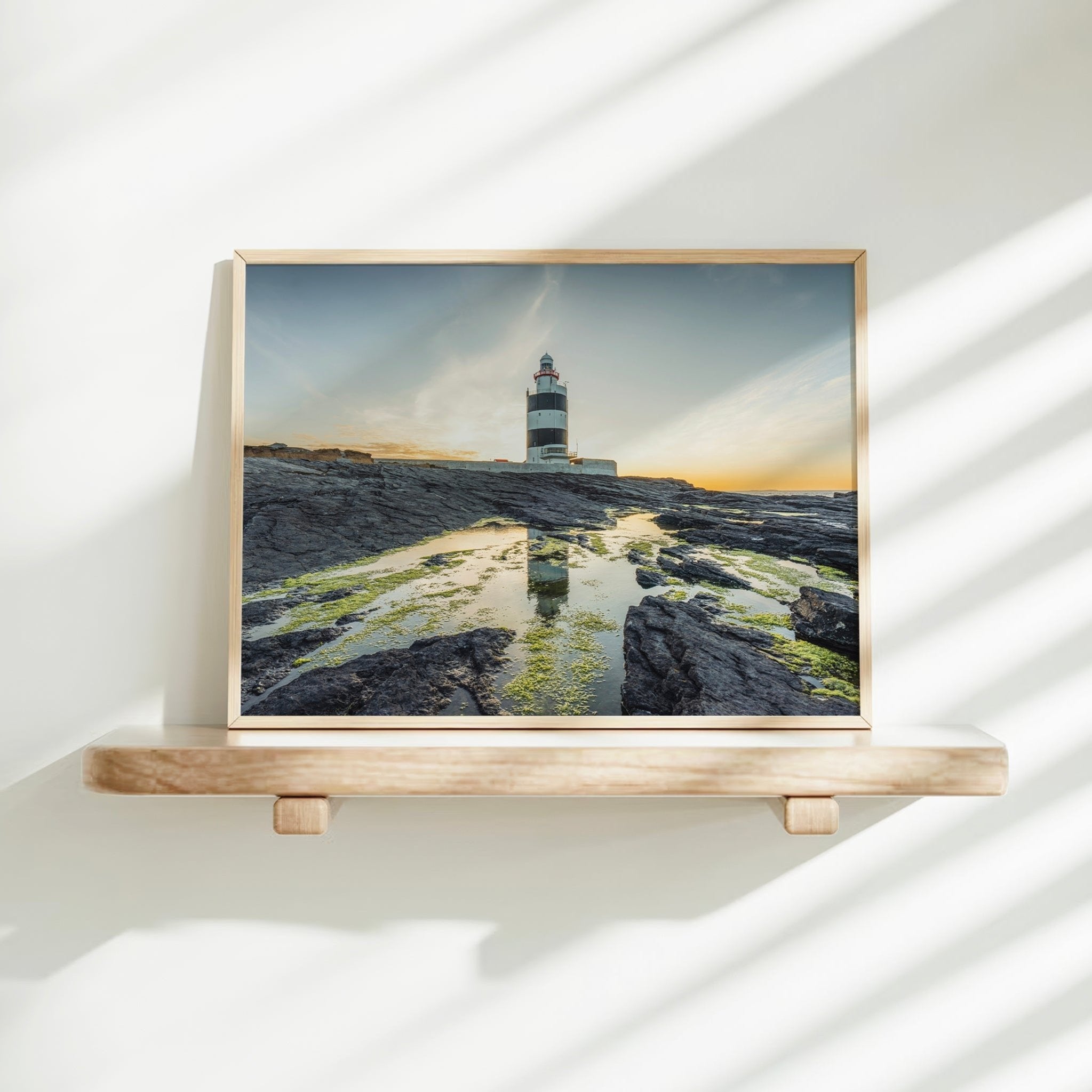 Hook Head Lighthouse Wall Art – Ireland Sunset Print