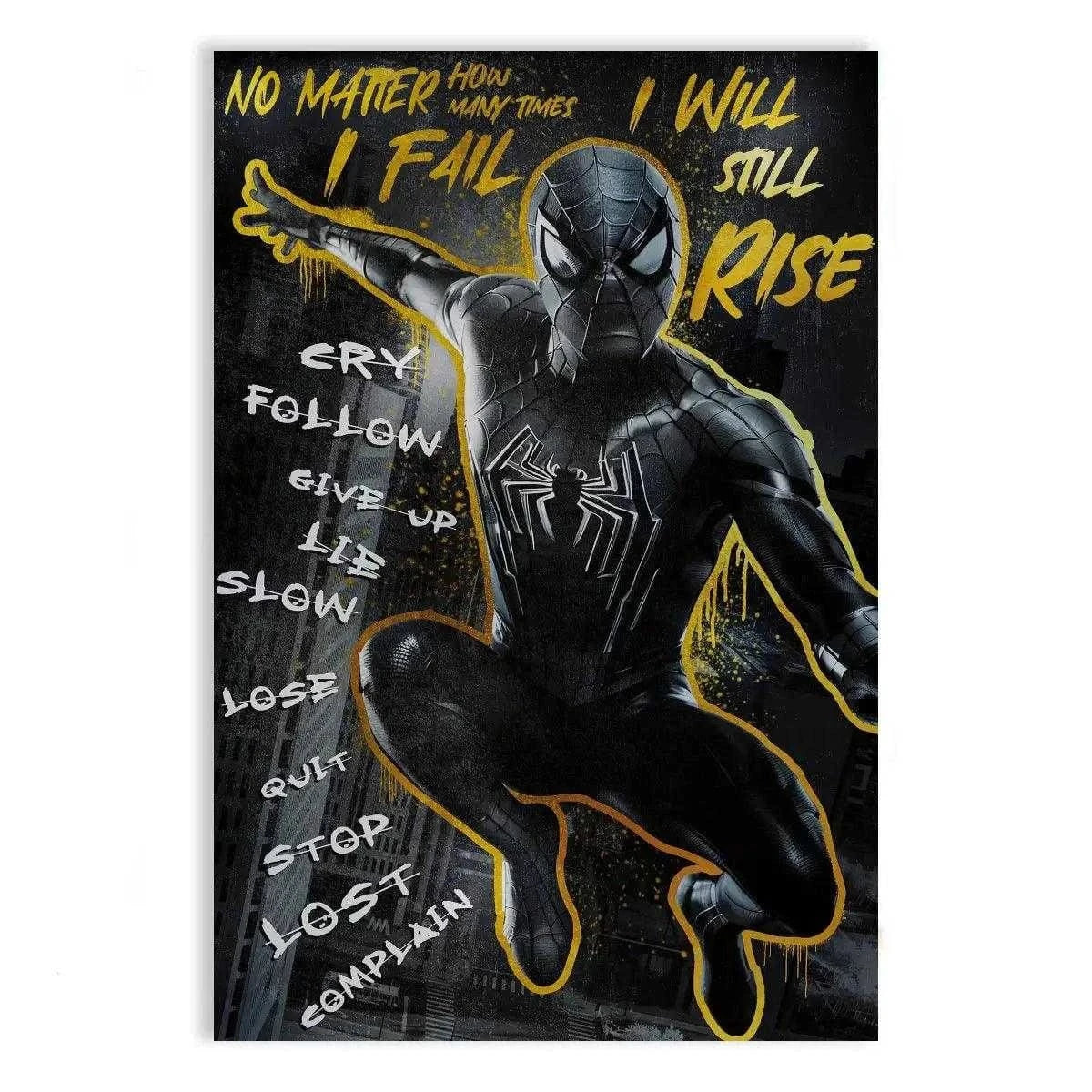 I will still rise - Leinwandbild Motivation by SimpleCanvas