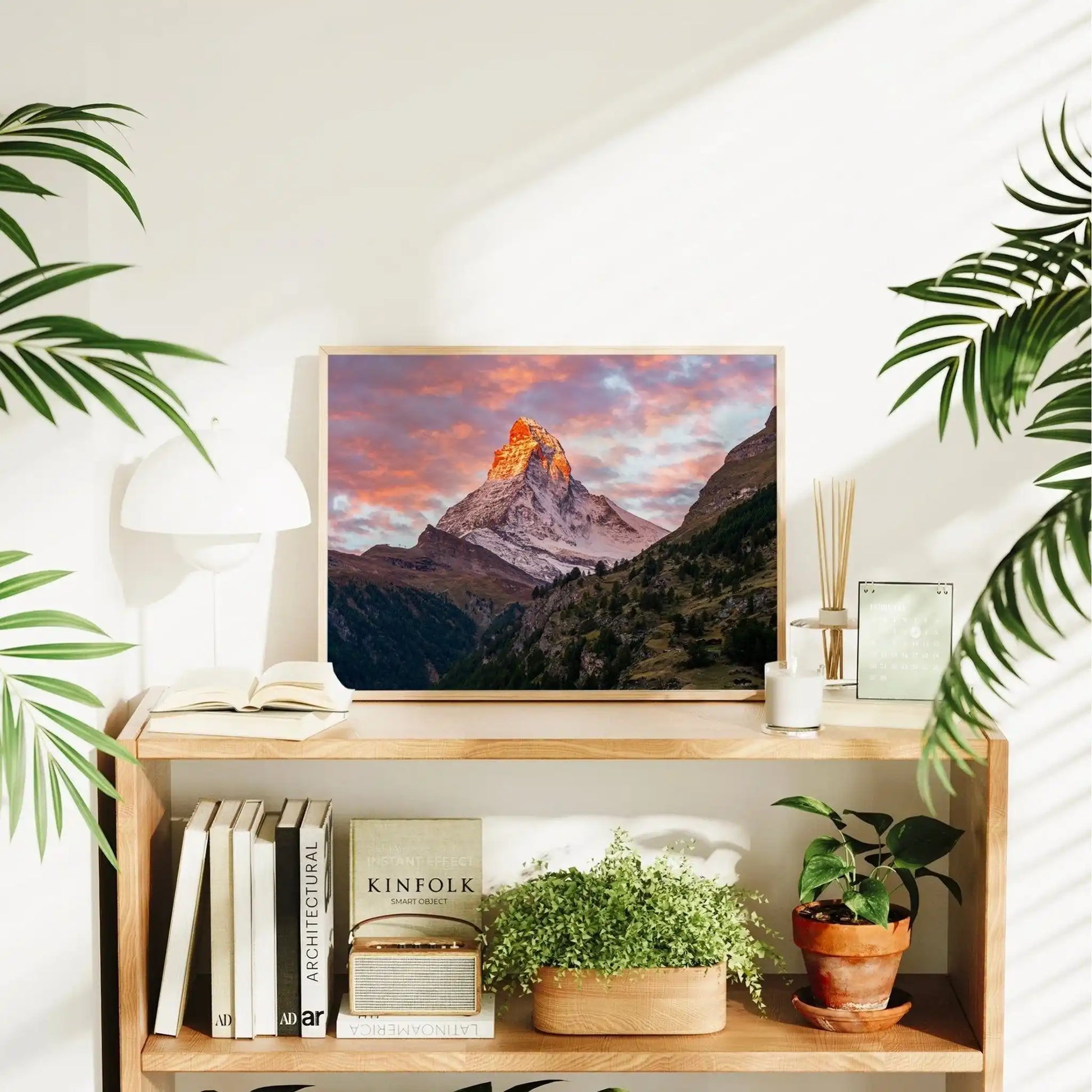 Matterhorn at Sunrise – Swiss Alps Wall Art by Chamonix Prints