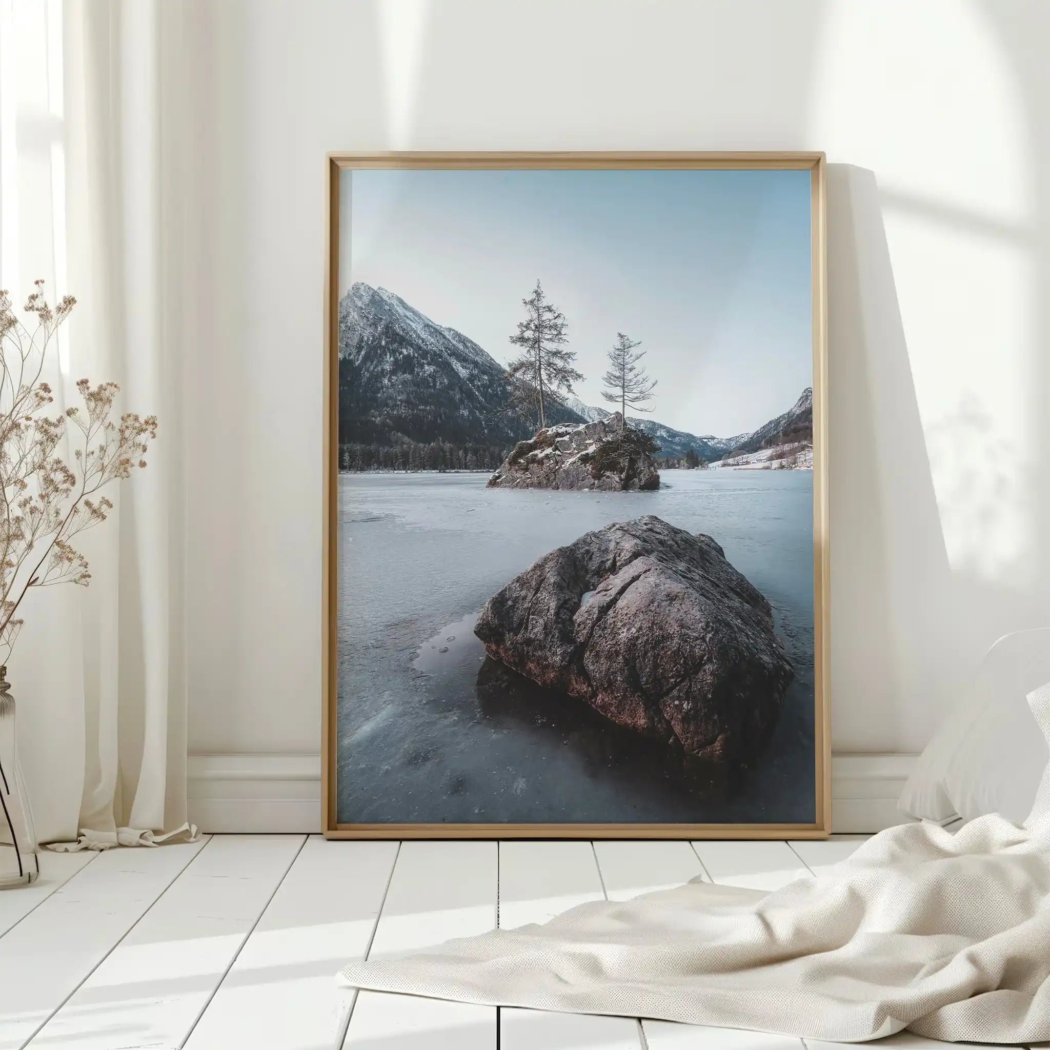 Hintersee Lake Print – Bavarian Alps Fine Art Photography by Chamonix Prints