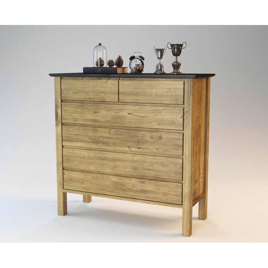 FLORANCE Schubladen Massivholz Kommode