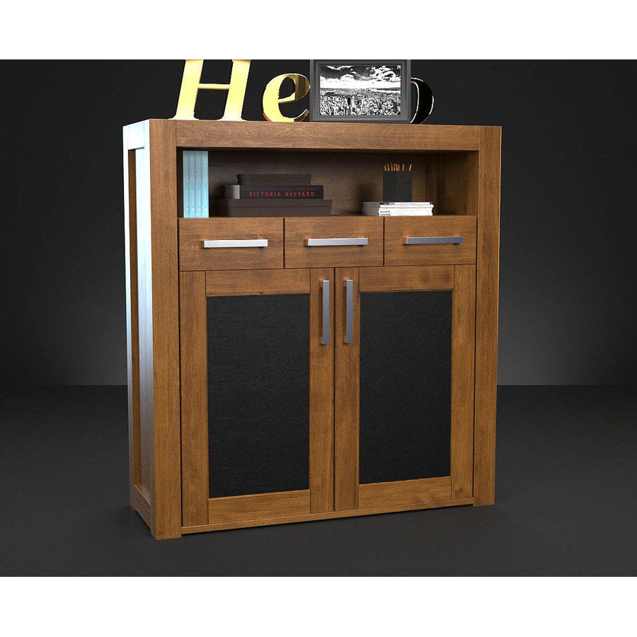 FRONTERA LEATHER Schubladen Massivholz Kommode