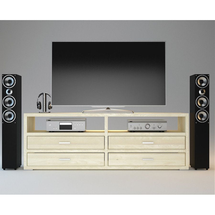 PEDENZA TV-Sideboard/Longboard Massivholz Kommode