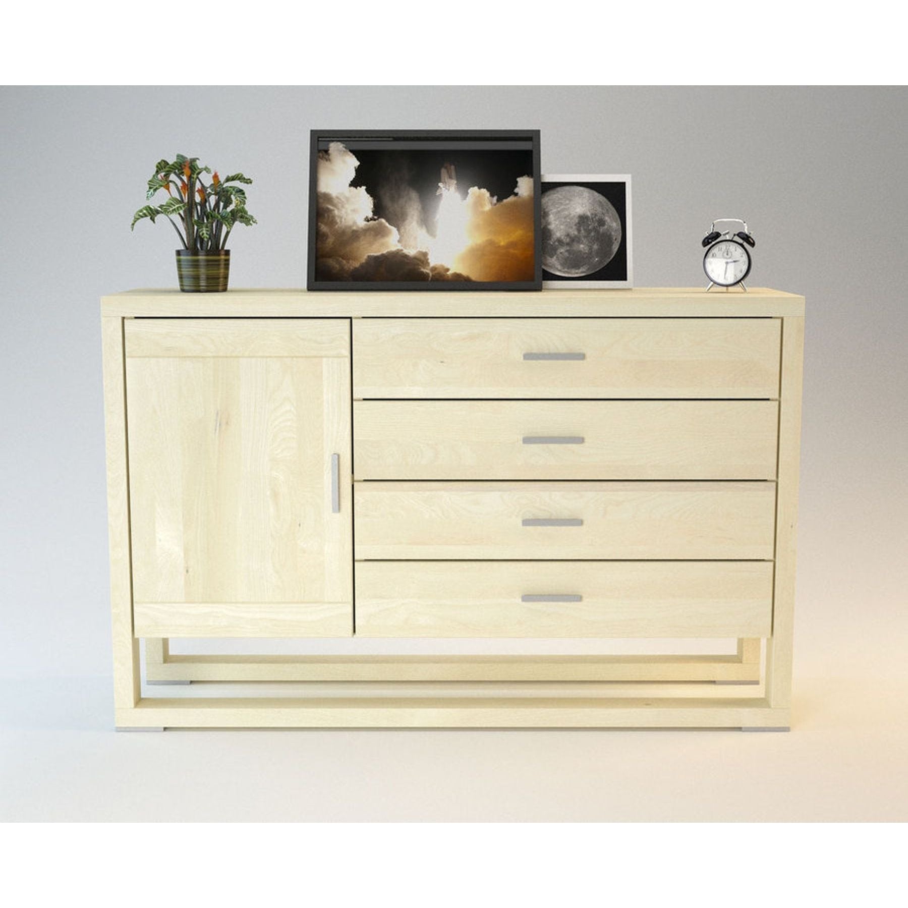 FERARRA Massivholz Schubladen Kommode