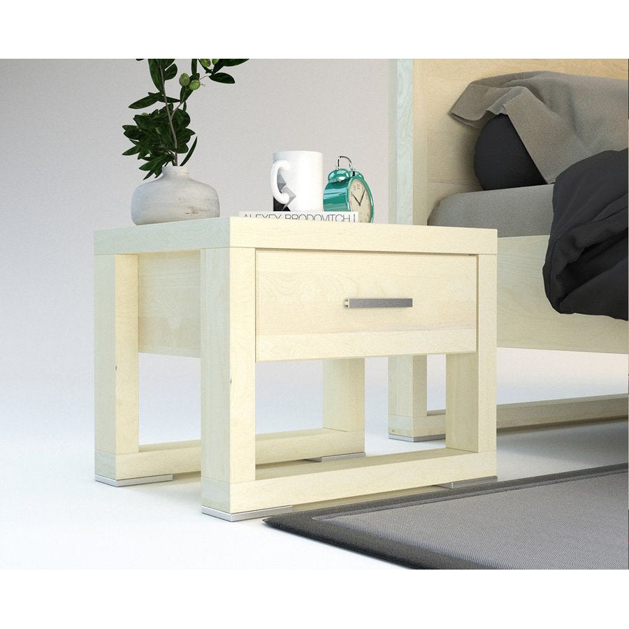 FERRARA Massivholz Nachttisch