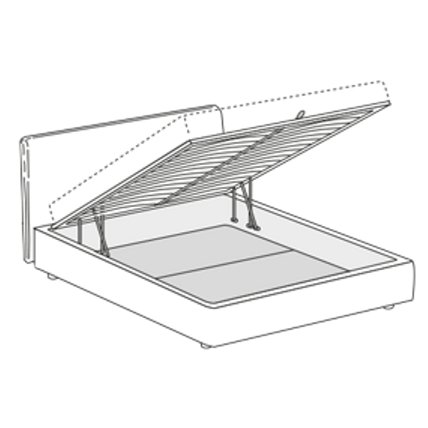 Nobis Kieferbett mit Bettkasten | Massivholz | Naturholz | 100% Bio-Bett inkl. Lattenrost
