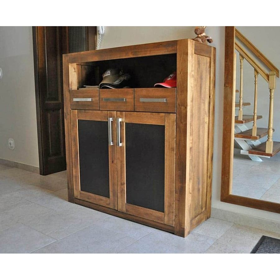 FRONTERA LEATHER Schubladen Massivholz Kommode