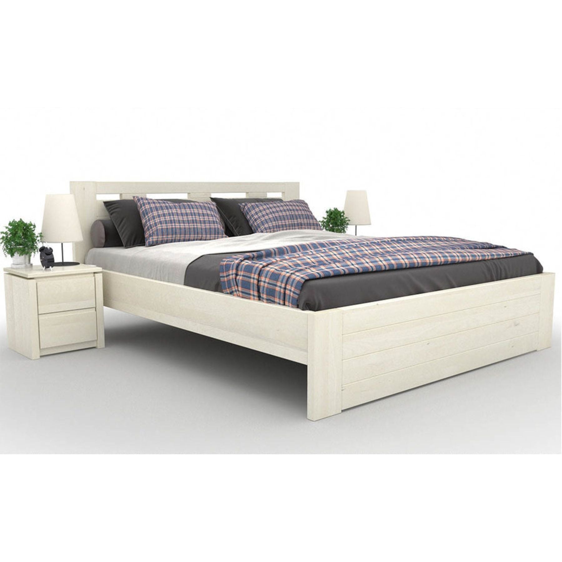 NELSON Massivholzbett optional mit Bettschubladen