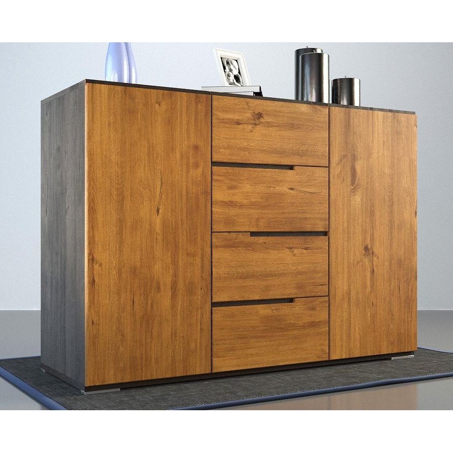 ARDEA Massivholz Schubladen Kommode