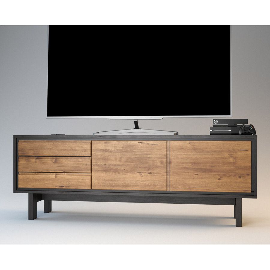 BARCELONA TV-Sideboard/Longboard Massivholz Kommode