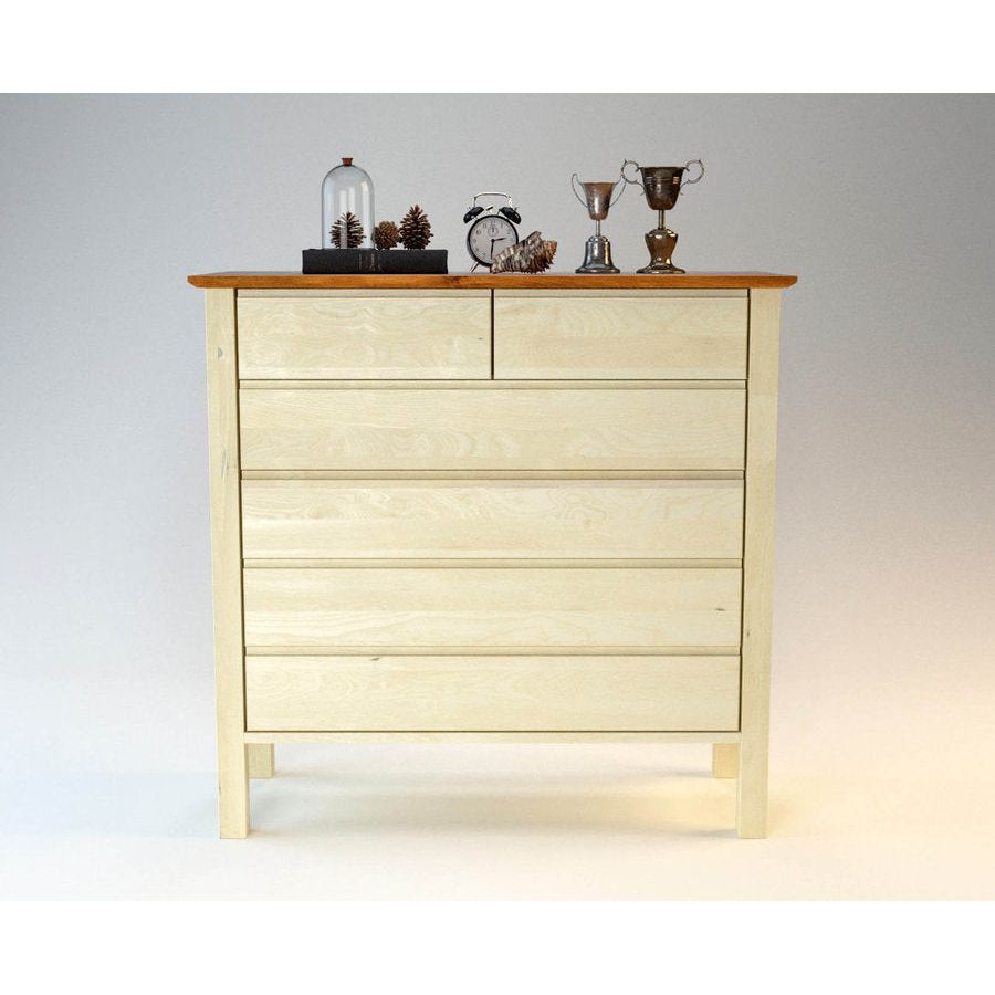 FLORANCE Schubladen Massivholz Kommode