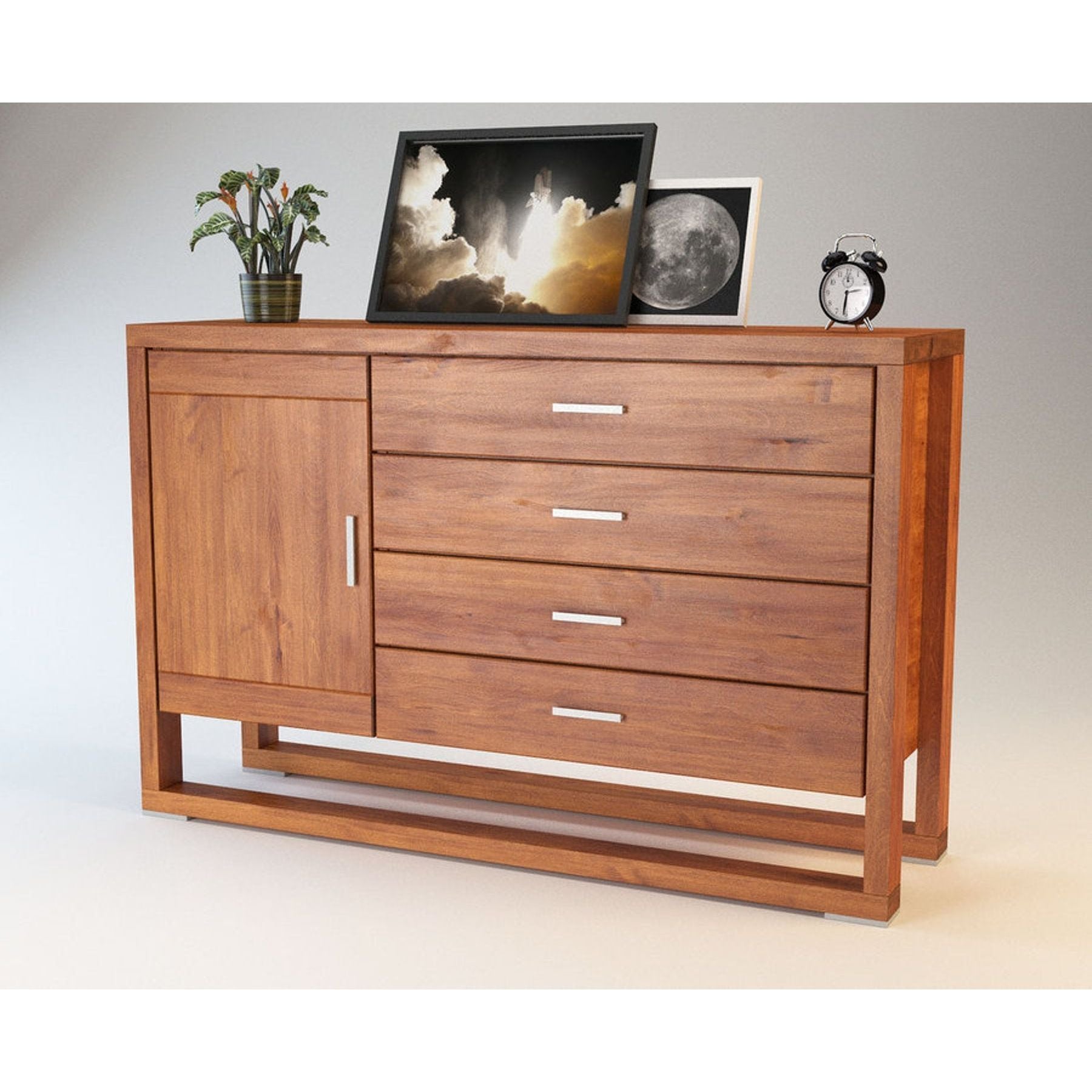 FERARRA Massivholz Schubladen Kommode