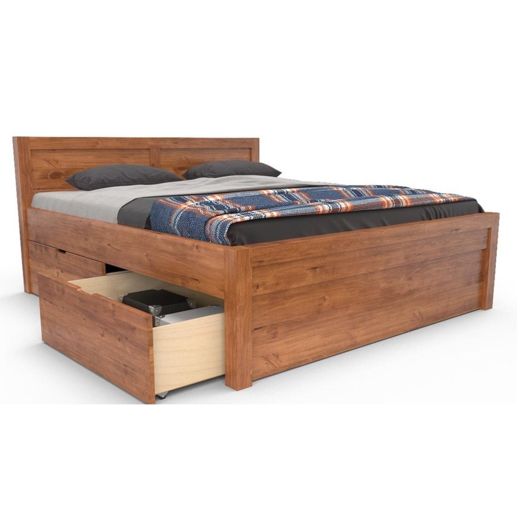 NATURA-VERSO Massivholzbett optional mit Bettschubladen