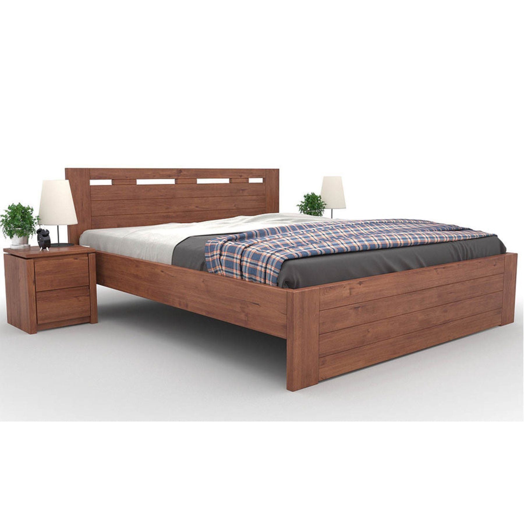 NELSON Massivholzbett optional mit Bettschubladen