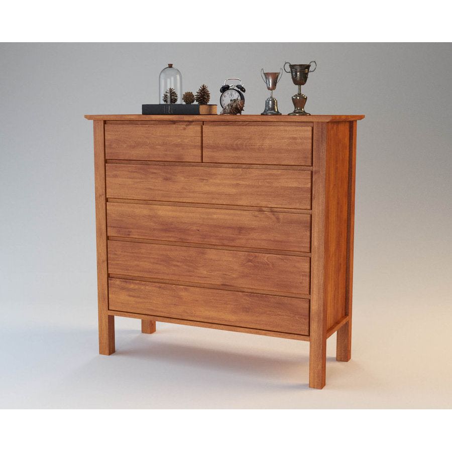 FLORANCE Schubladen Massivholz Kommode