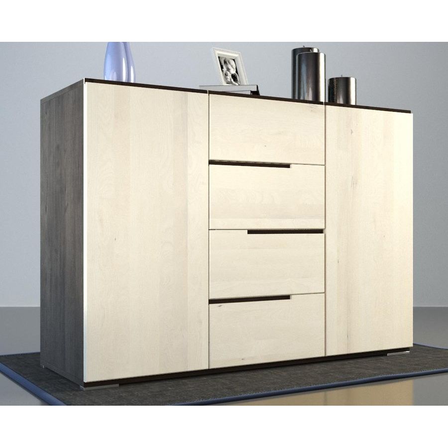 ARDEA Massivholz Schubladen Kommode