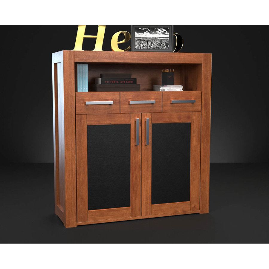 FRONTERA LEATHER Schubladen Massivholz Kommode