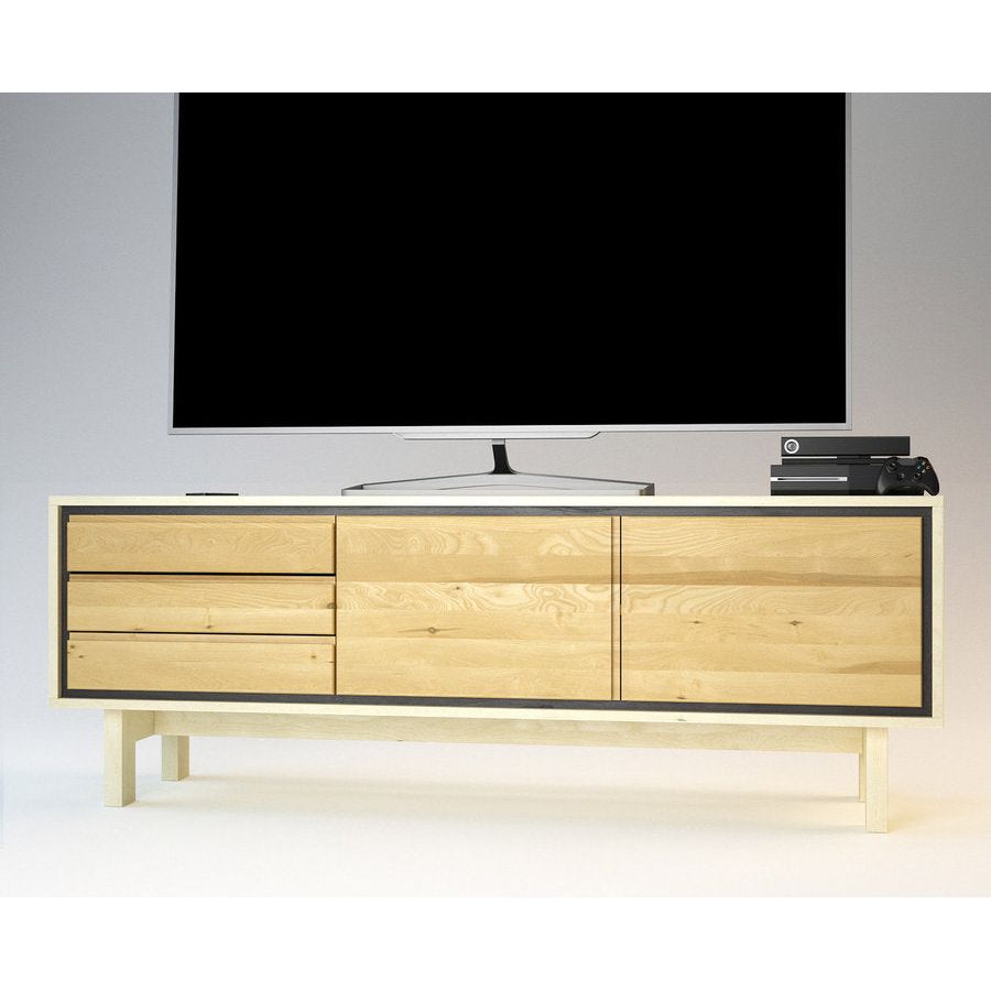 BARCELONA TV-Sideboard/Longboard Massivholz Kommode