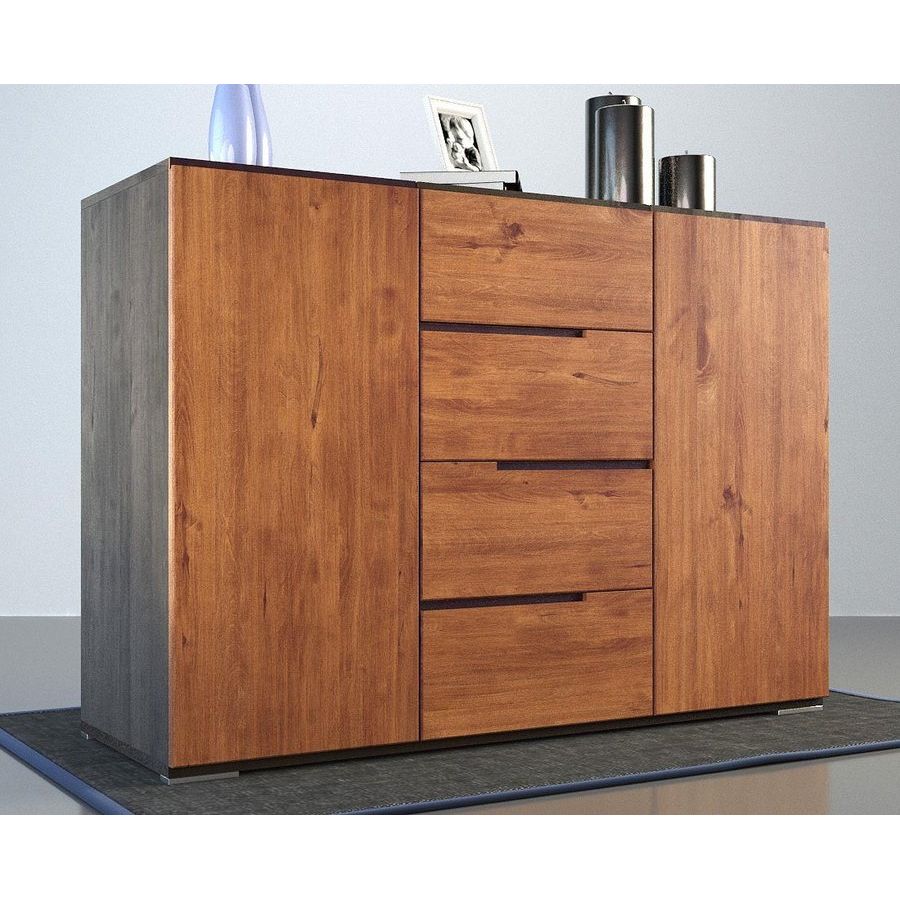 ARDEA Massivholz Schubladen Kommode