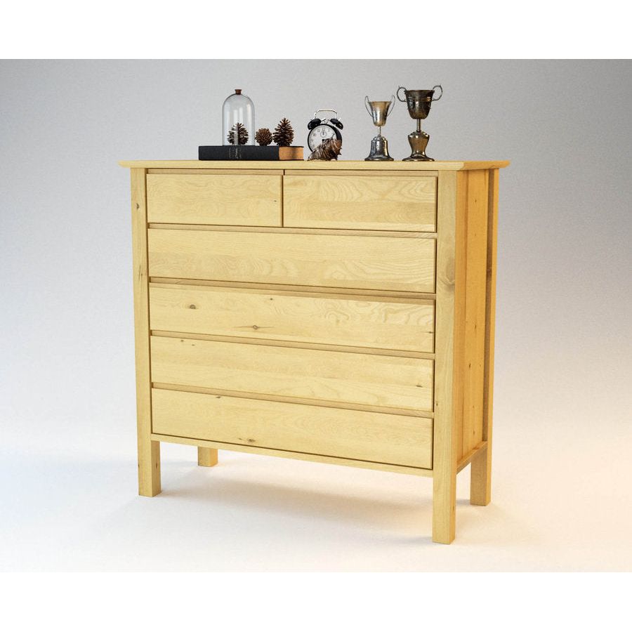 FLORANCE Schubladen Massivholz Kommode