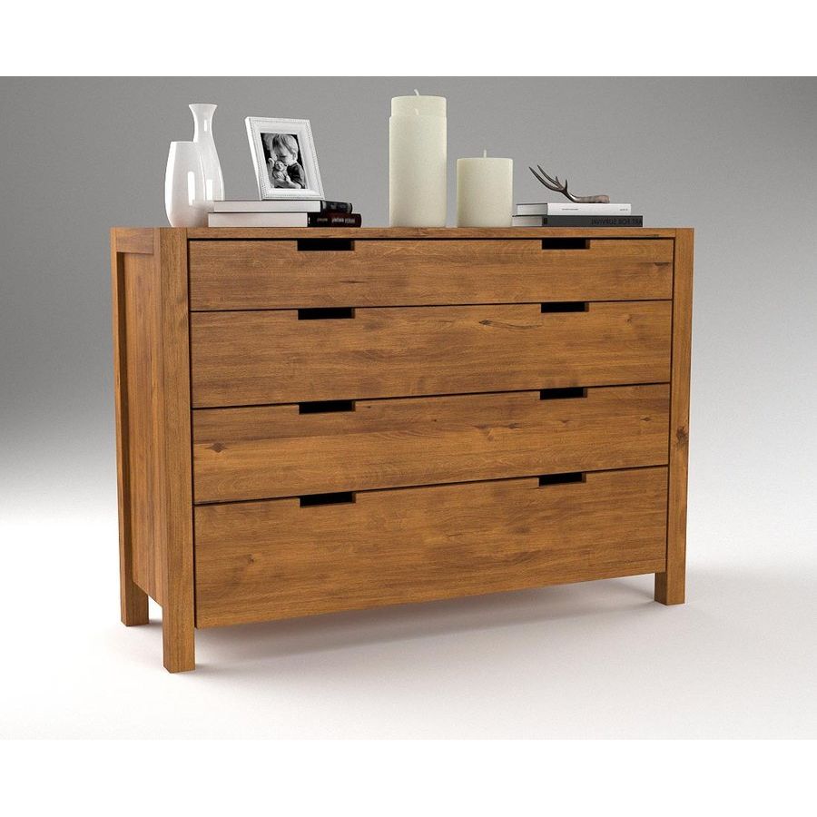 AURA Massivholz Schubladen Kommode