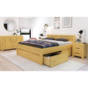 NATURA-VERSO Massivholzbett optional mit Bettschubladen