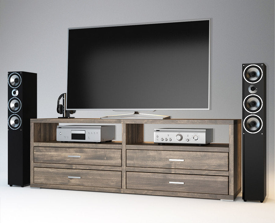 PEDENZA TV-Sideboard/Longboard Massivholz Kommode
