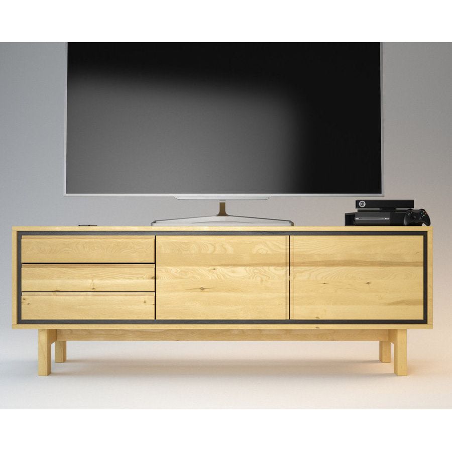 BARCELONA TV-Sideboard/Longboard Massivholz Kommode