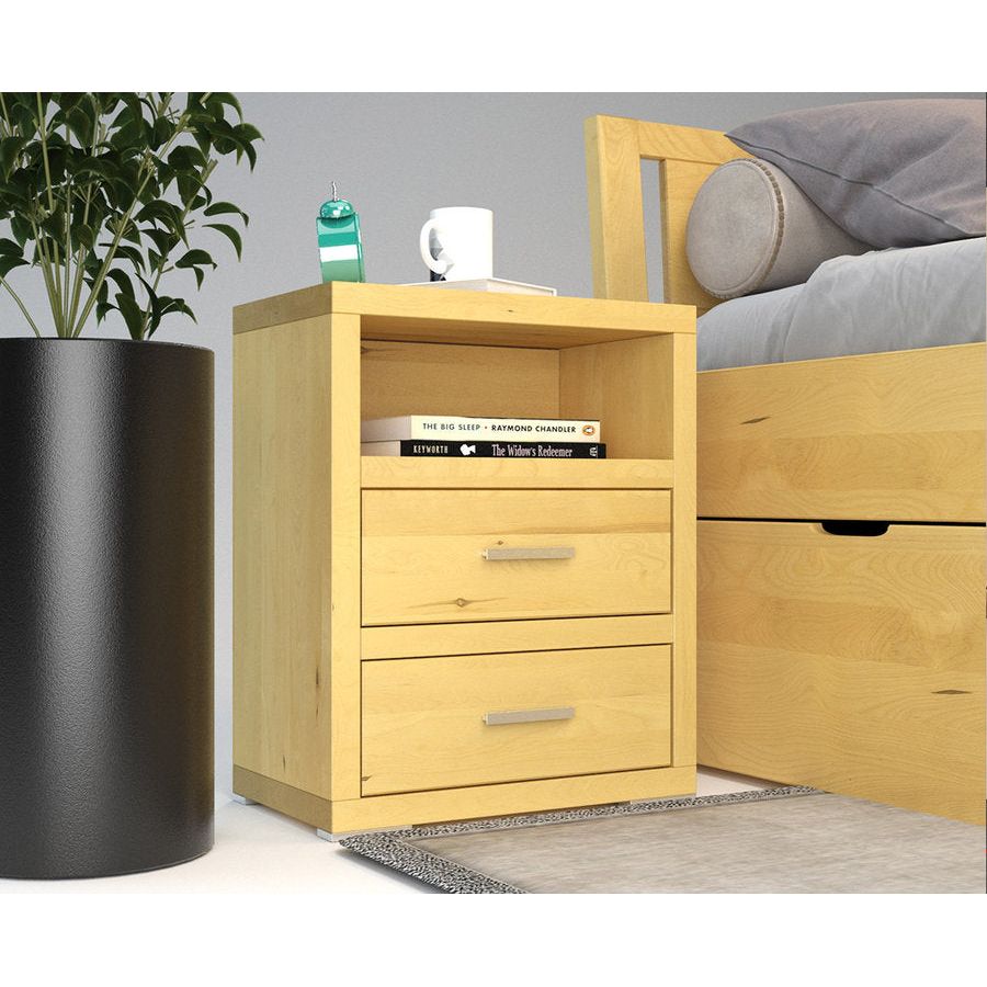 Pedenza-Verso Massivholz Nachttisch