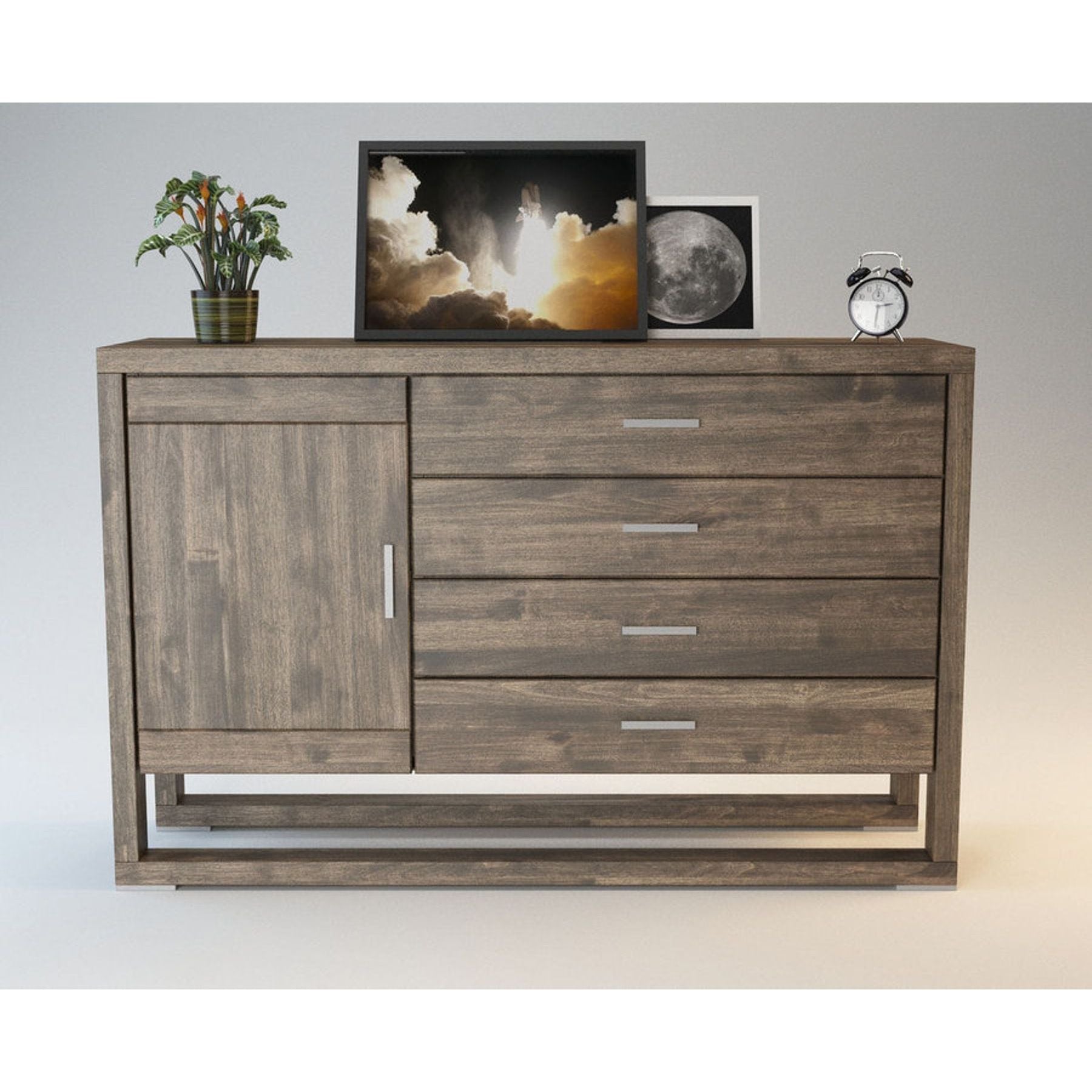 FERARRA Massivholz Schubladen Kommode