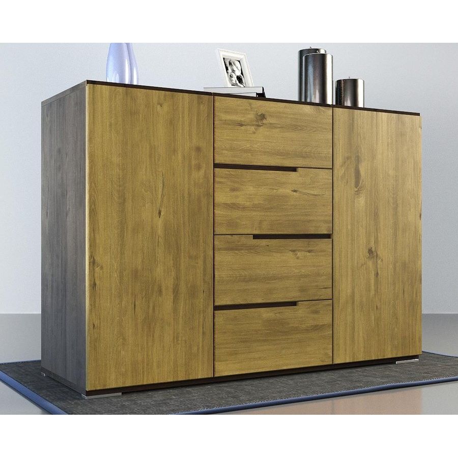 ARDEA Massivholz Schubladen Kommode