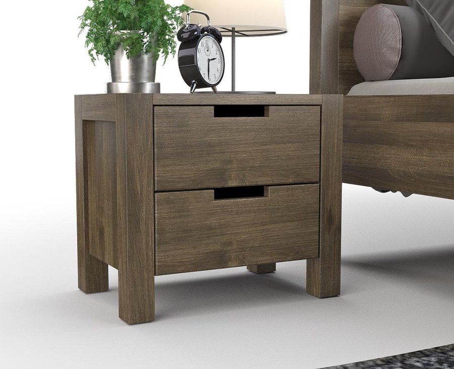 AURA Massivholz Nachttisch