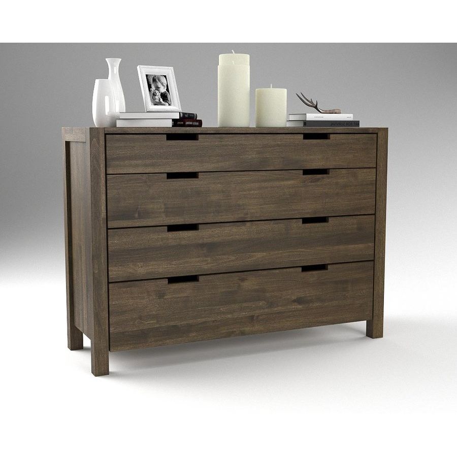 AURA Massivholz Schubladen Kommode