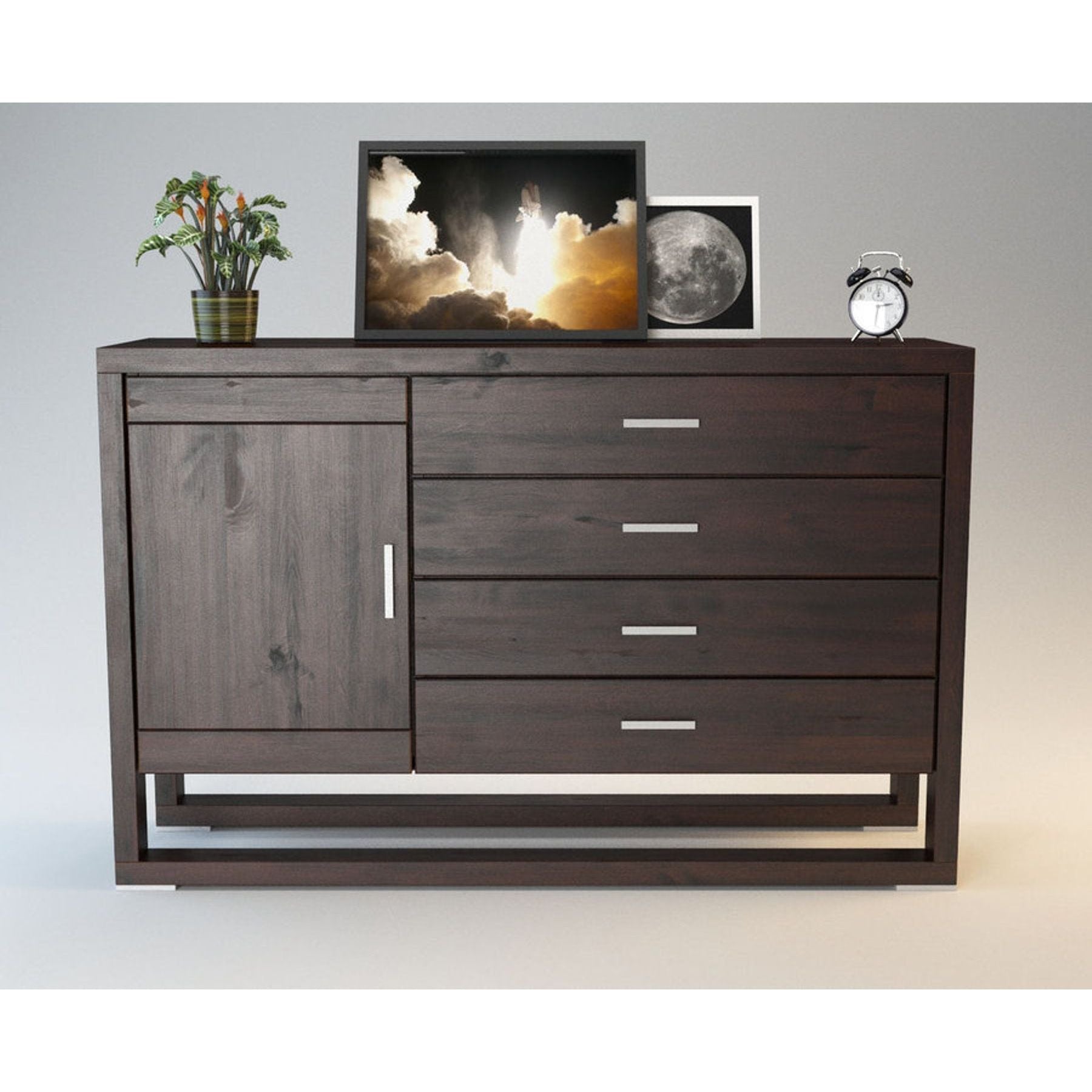 FERARRA Massivholz Schubladen Kommode