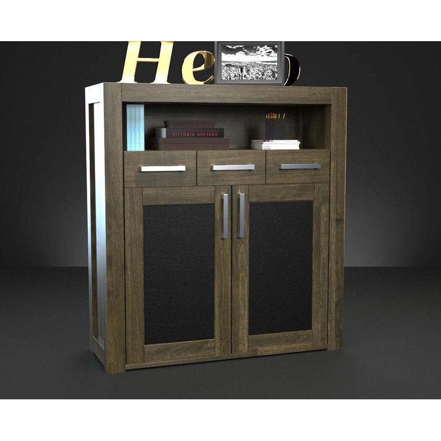 FRONTERA LEATHER Schubladen Massivholz Kommode