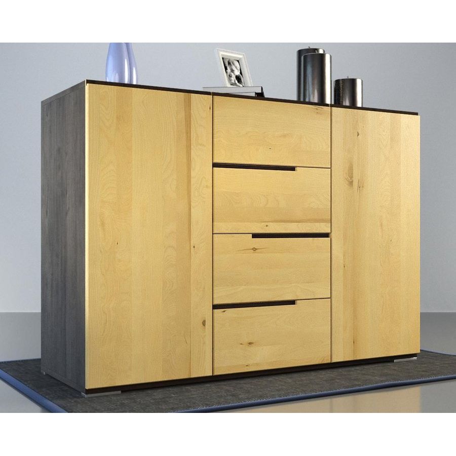 ARDEA Massivholz Schubladen Kommode